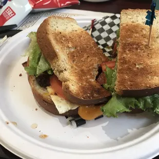 Farmer's BLT on wheat