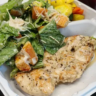 Daily Special (Lemon Garlic Roasted Chicken, Roasted Vegetables, Caesar Salad)