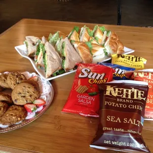 Various catering options.