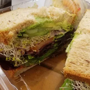 The Natural sandwich (veggies)
