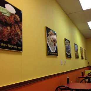 the restaurant's interior