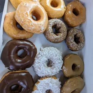 a variety of doughnuts