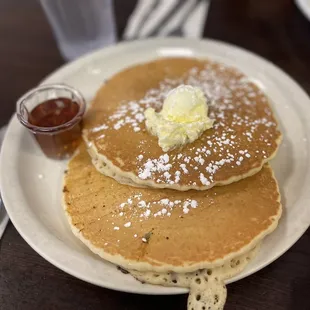 Chocolate chip pancakes