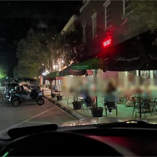 sushi and sashimi, outside