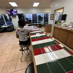 sushi and sashimi, interior