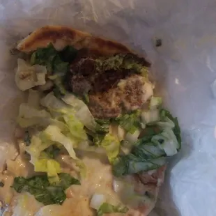 I wish I thought to take the picture prior to throwing the green tomatoes in the garbage.