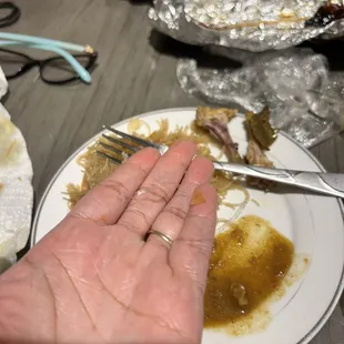 Plastic that was in my Vegetable Lumpia