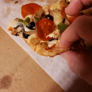 Just look at this thin, &quot;deep dish&quot;. Very disappointing.