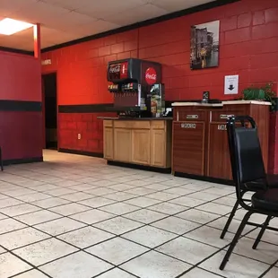 the dining area