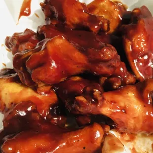 honey bbq, medium is perfect heat