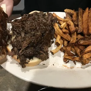 Hot roast beef
