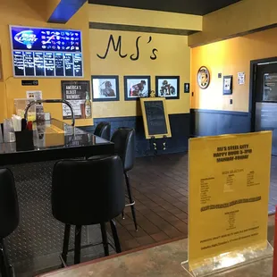 the menu