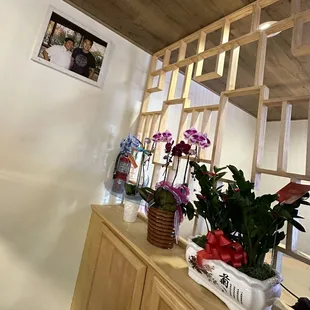 a variety of flowers in a vase