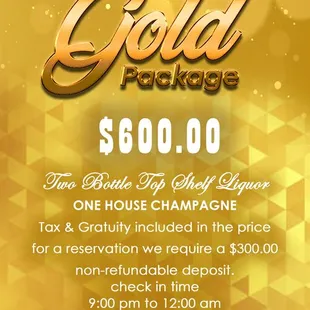 a gold ticket for a casino