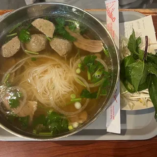 27. Pho Brisket and Meatball Soup