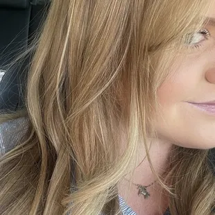 After baby highlights super natural and doesn't take away from my natural color at all