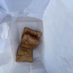 Glazed beignets order of 3 to go