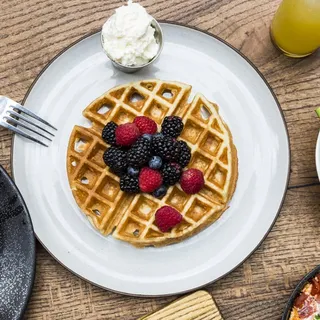 Fresh-Fruit Waffle