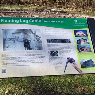 Signage for cabin