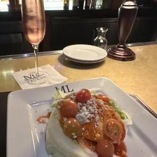 Wedge salad (no bacon or egg)