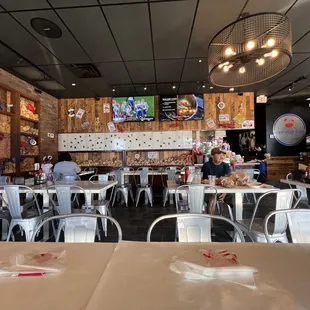 the interior of a restaurant