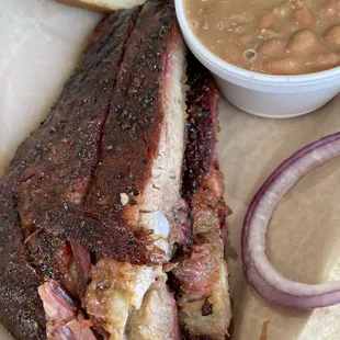 Pork Ribs &amp; Pinto Beans