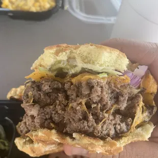 F5 burger. Wonderful ground beef. Not your typical patty
