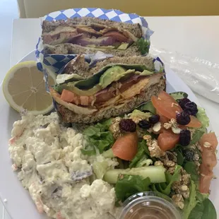 Healthy sandwiches    Try out our wheat bread option!