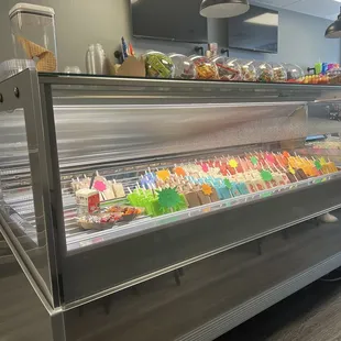 The ice cream bar
