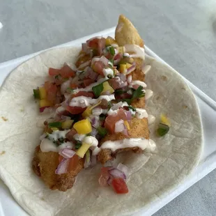 Halibut Taco