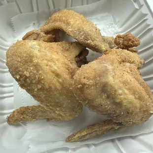 Extremely bland, greasy and tough- skip the wings