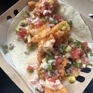 Walleye  taco