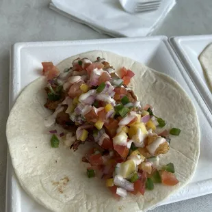 Cod an Halibut Tacos