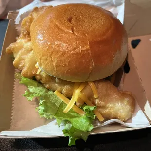 Cod sandwich