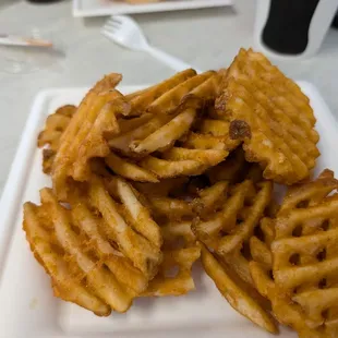 waffles, food