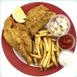 a plate of food