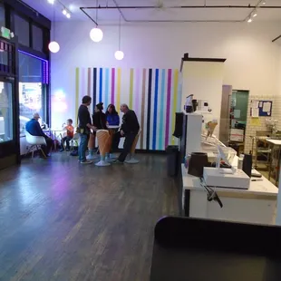 Left (west) side of the shop.