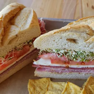 The Italian Job sandwich well stuffed