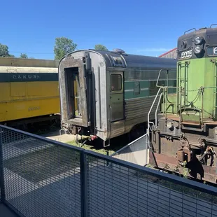 Outdoor trains (part of the museum)