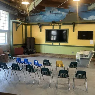 Neat little area for presentations