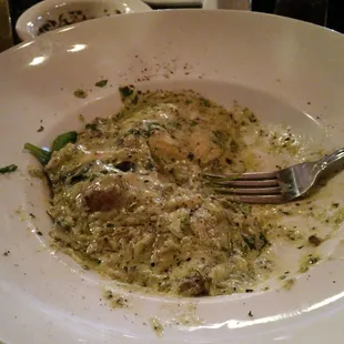 Spinach Ravioli Creamy Pesto Sauce