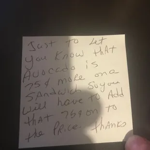 Interesting note saying we have to pay for the REQUIRED option