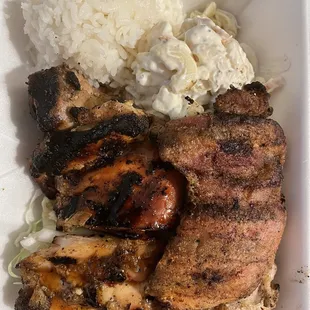 Teriyaki and Pulehu chicken