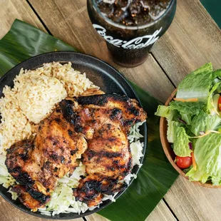 Pulehu Chicken with Brown Rice