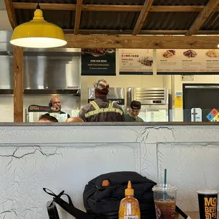 Serving area