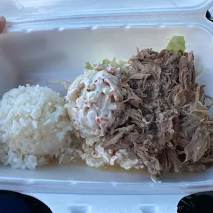 Mini plate, double pork.