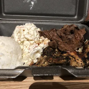 Mini Teriyaki Steak and Pulehu Chicken