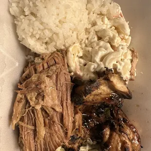 Kalua pork, Teri chicken mini