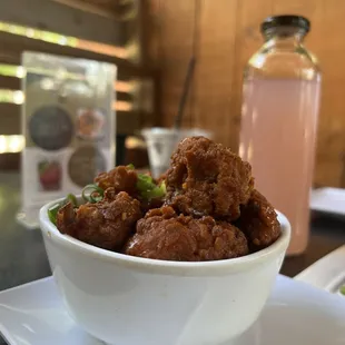 Cauliflower buffalo bites