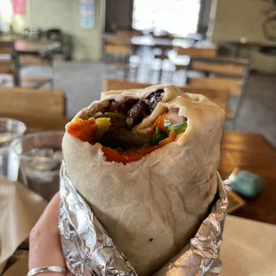 Veggie burrito